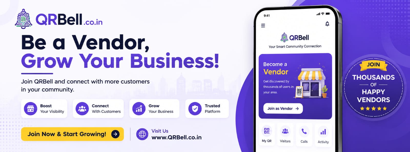 Become a Vendor and Grow your business